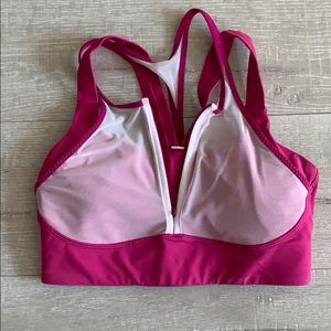Lululemon ready to sweat bra raspberry size 8